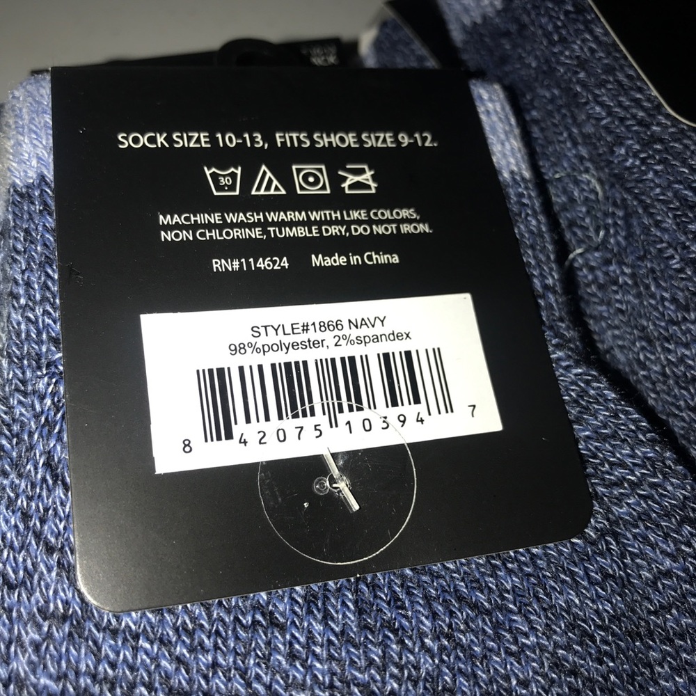 19V69 ITALIA MENS 6 PAIRS SOCKS LIGHT BLUE - Picture 5 of 8